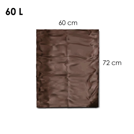WORKI IH LDPE MOCNY BRĄZOWY 60L A50