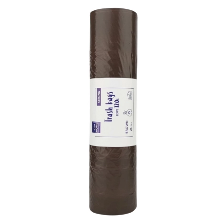 WORKI IH LDPE MOCNY BRĄZOWY 120L A25