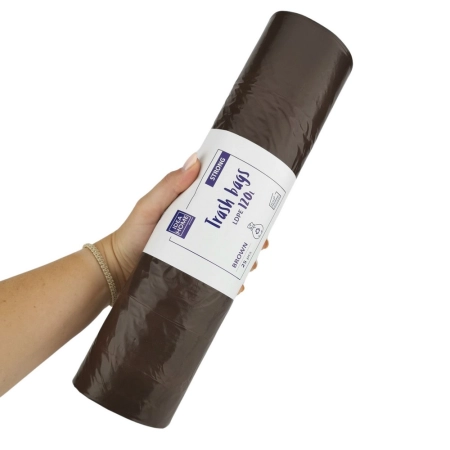 WORKI IH LDPE MOCNY BRĄZOWY 120L A25