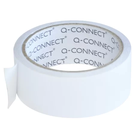 TAŚMA DWUSTRONNA Q-CONNECT TRANSPARENTNA 38MM/10M