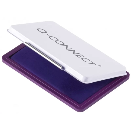 PODUSZKA DO STEMPLI Q-CONNECT Z TUSZEM 110X70MM METALOWA FIOLETOWA